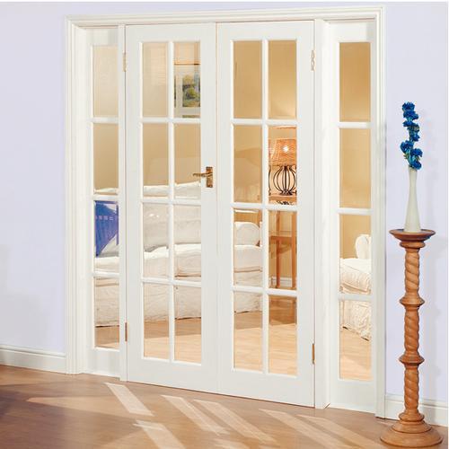 interior french doors white photo - 5