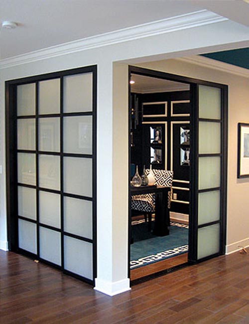 interior sliding doors room dividers photo - 1