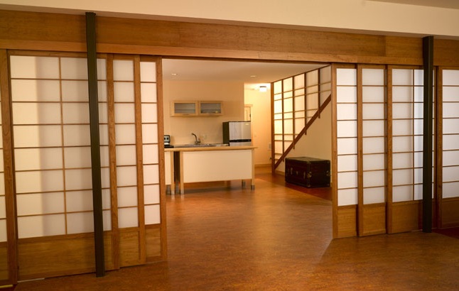 interior sliding doors room dividers photo - 6