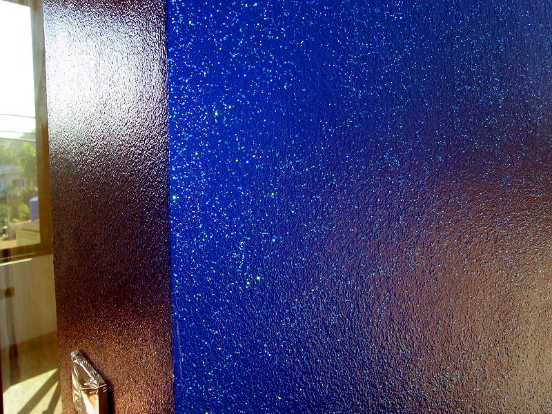 interior wall paint metallic photo - 1