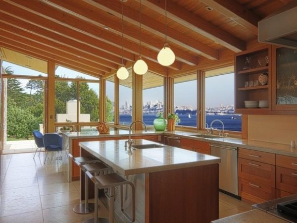 l shaped kitchen island photo - 5