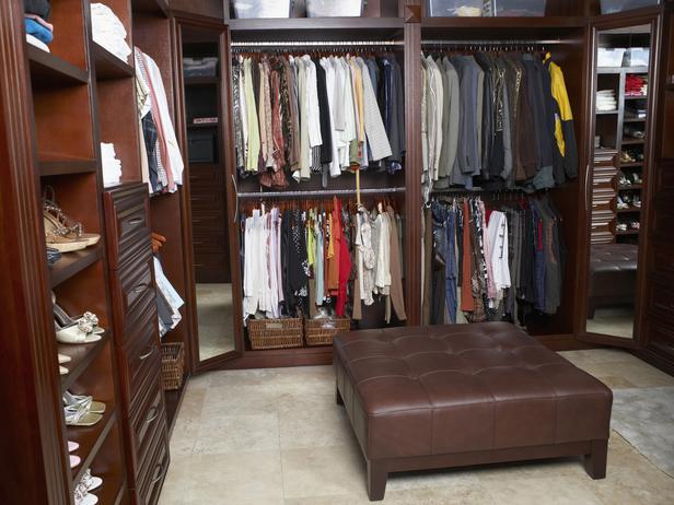 large walk in closet design photo - 3