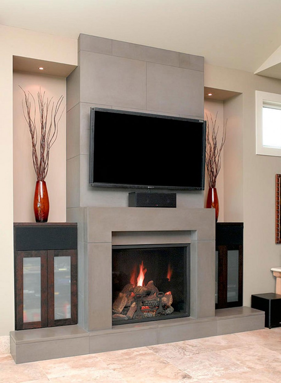 marble fireplace surround ideas photo - 6