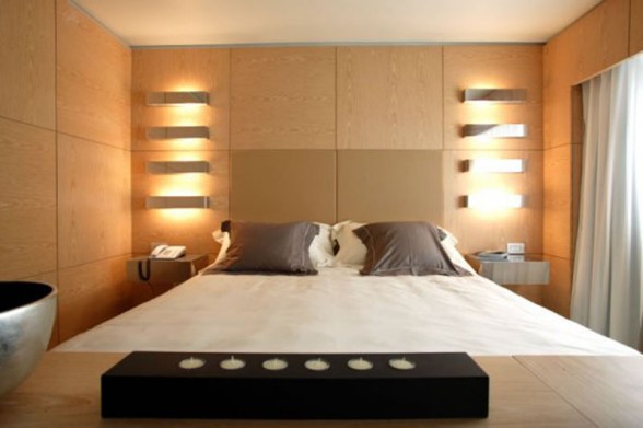 modern bedroom wall lamps photo - 2