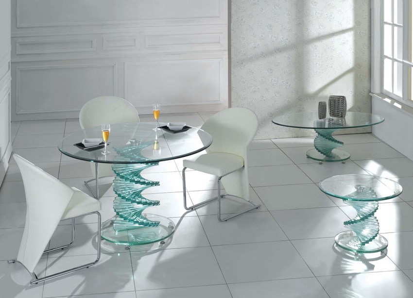 modern glass furniture design photo - 5