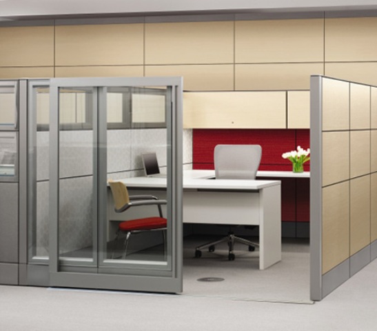 office cubicle glass walls photo - 5