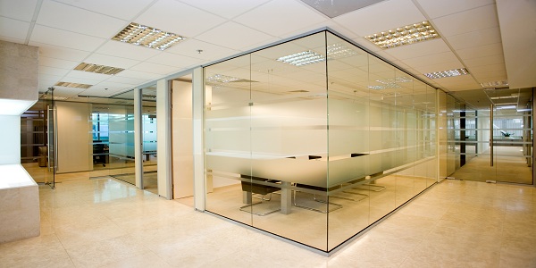 office cubicle glass walls photo - 6