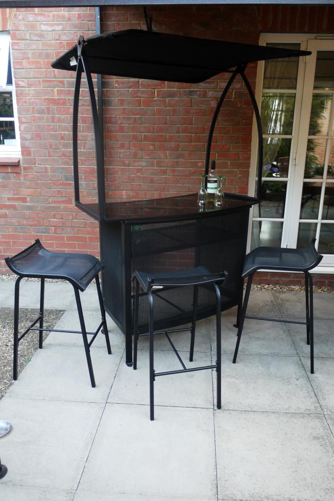 outdoor bar sets with canopy photo - 6