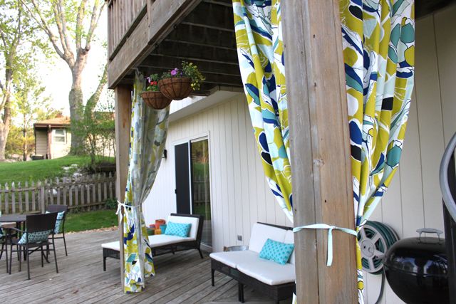 Stylish Outdoor Curtains at Ikea - 10 Photos | Interior & Exterior Ideas