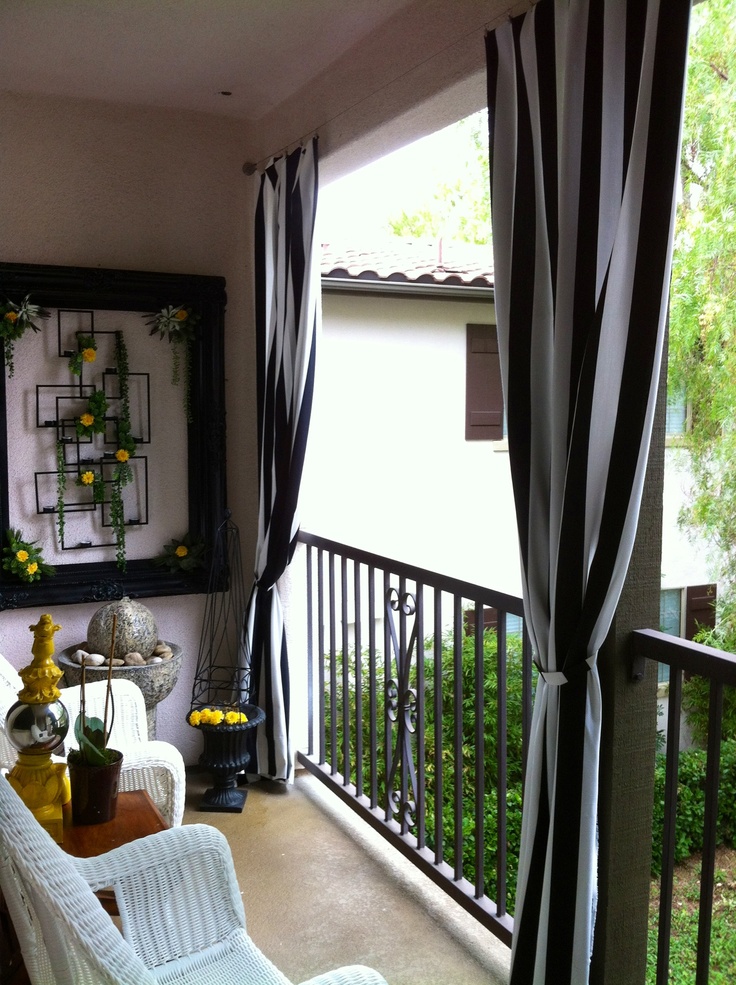 outdoor curtains balcony photo - 1