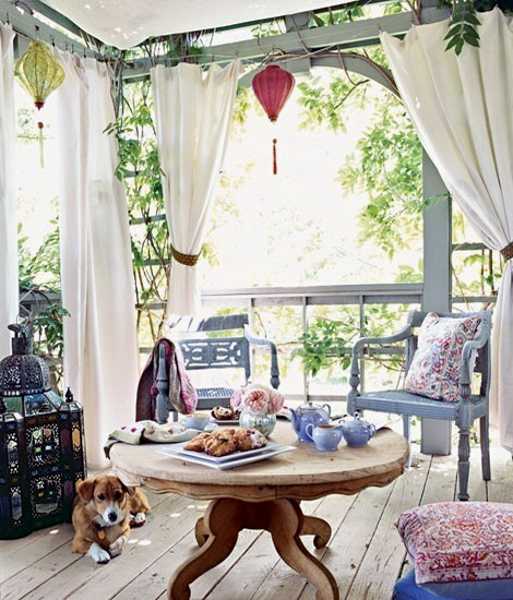 outdoor curtains balcony photo - 6