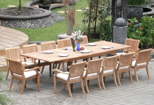 outdoor dining sets for 12 photo - 2