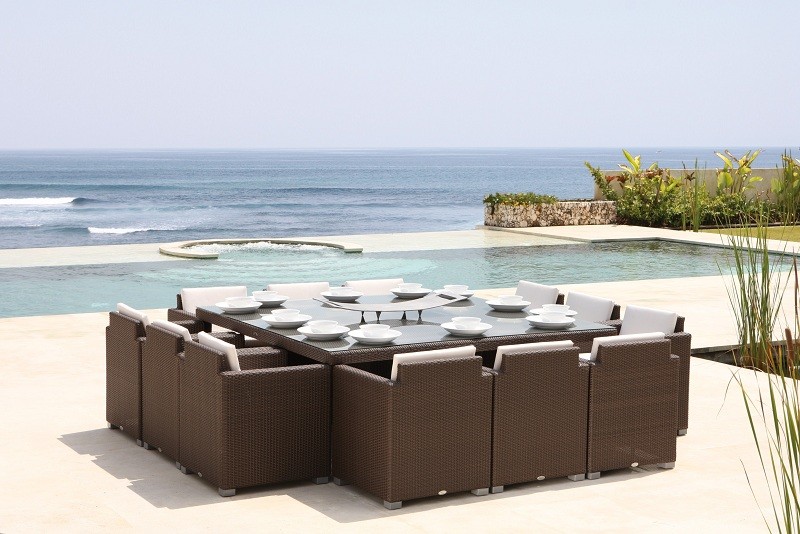 outdoor dining sets for 12 photo - 6