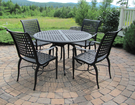 outdoor dining sets iron photo - 2