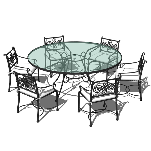 outdoor dining sets iron photo - 4