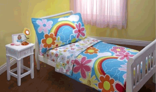 rainbow bedding for kids photo - 3