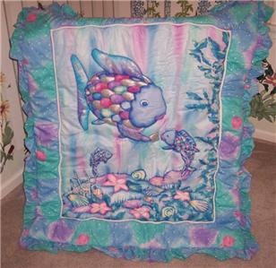 rainbow fish bedding for crib photo - 5