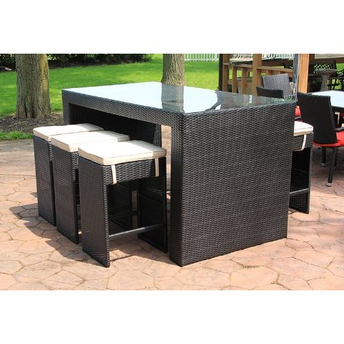 resin outdoor bar sets photo - 2