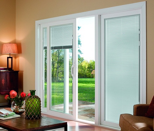 sliding glass door blinds ideas photo - 1