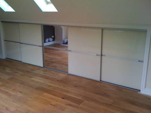 sliding loft doors interior photo - 3