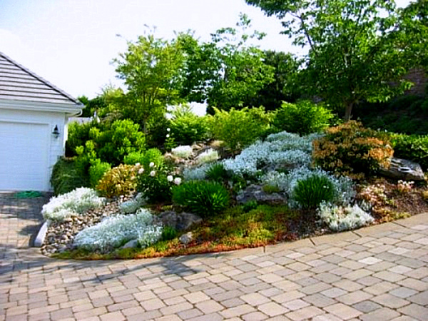 sloped rock garden ideas photo - 2