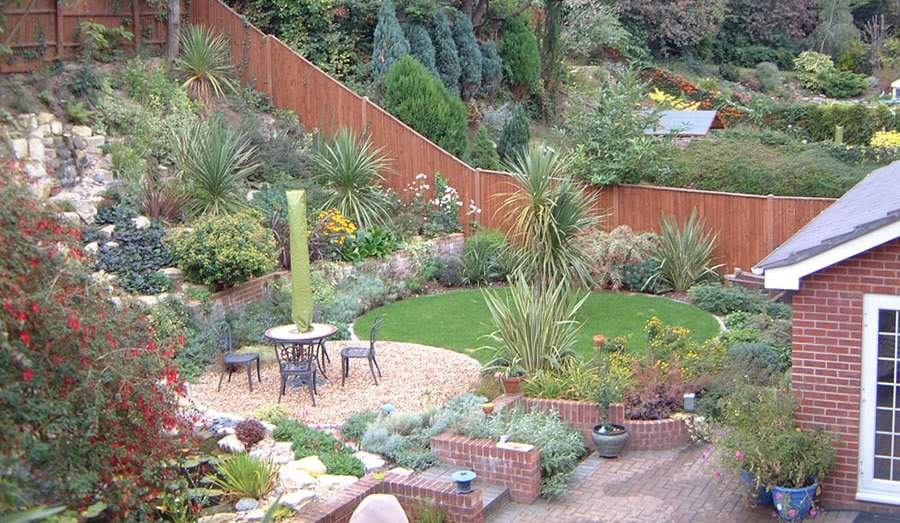 sloped rock garden ideas photo - 3