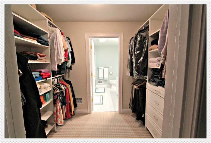 walk in closet and bathroom ideas photo - 3