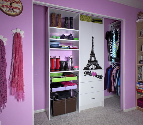 walk-in closet ideas for girls photo - 6