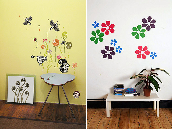 wall stickers flowers kids photo - 2