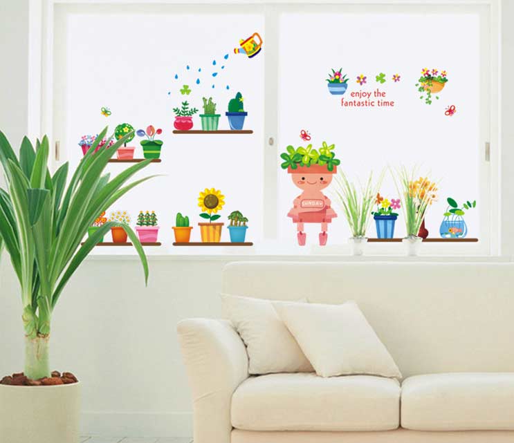 wall stickers flowers kids photo - 6